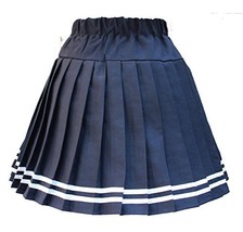 Genetic Girl`s Japan Elasticated Pleated Skirt Halloween Costumes(S, Blue Whi... - £20.35 GBP
