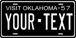 Oklahoma 1957 Personalized Tag Vehicle Car Auto License Plate - $16.75