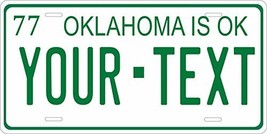 Oklahoma 1977 Personalized Tag Vehicle Car Auto License Plate - £13.38 GBP