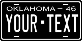 Oklahoma 1946 Personalized Tag Vehicle Car Auto License Plate - £13.13 GBP