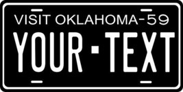 Oklahoma 1959 Personalized Tag Vehicle Car Auto License Plate - £13.38 GBP