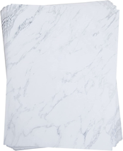 Decorative Marble Paper, Fancy Printer-Friendly Stationery for Resume, Certifica - £13.01 GBP
