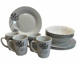 Gibson Home Netherwood Dinnerware Set, 12 Piece - £23.91 GBP