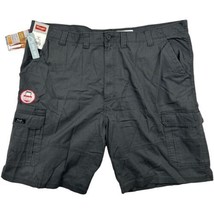 Wrangler Men&#39;s Relaxed Fit Cargo Shorts Flex Tech Pocket - Gray  (Size 46) - $22.27