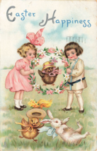 Raphael Tuck &amp; Sons Postcard easter frolic Easter Happiness no 755 Child... - £6.18 GBP