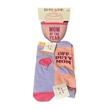 2 Pairs Made For Retail Target Cool Mom Club Off Duty Socks &amp; Coffee Sle... - $9.49