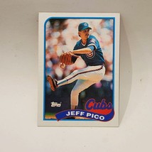 1989 Topps #262 Jeff Pico Chicago Cubs Baseball Card - £0.89 GBP