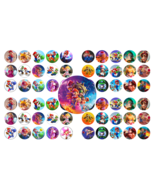 60 Precut 1&quot; Mao Gaming Bottle Cap Images A, New, Free Shipping - £8.58 GBP