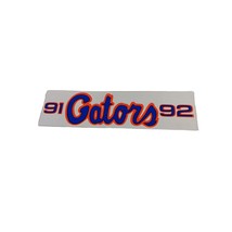 Vintage 1991-1992 University Of Florida Gators UF Bumper Sticker Decal B... - £10.76 GBP