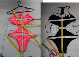 Billabong Sol Searcher Cutout One Piece Swimsuit (Hot Pink) Size M/Black Size S - £27.74 GBP