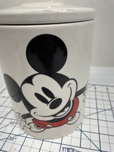 Disney Mickey  Ceramic Canister w/Lid Small &quot;Mickey Mouse &amp; Friends Coll... - £23.67 GBP
