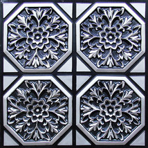 Home Remodel &amp; Decor with Glue Up Ceiling Tiles #108 - Antique Silver - $9.77