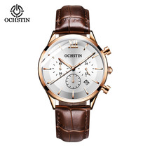  Men&#39;s Quartz Watch - Waterproof Chronograph Wristwatch LK733687108084 - £26.78 GBP