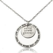 Love Dream Tree of Life Hope Trust Words Gift Necklace  - £7.86 GBP