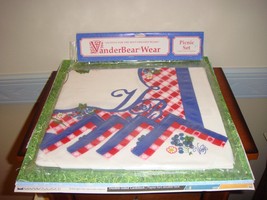 Muffy VanderBear Picnic Collection Tablecloth &amp; Napkins - $16.99