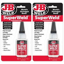 J-B Weld Superglue 20G 2 Pack - Superweld Professional Grade - $35.94
