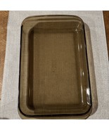 Vintage PYREX Clear Brown Rectangle Glass Baking Dish Brownie Pan  12.5 ... - €18,66 EUR Vintage PYREX Clear Brown Rectangle Glass Baking Dish Brownie Pan  12.5 ... - €18,66 EUR