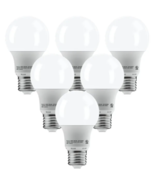 6 pack a19 led bulb 8.5 watts 120 volts 800 lumens 2,700 kelvin 80 cri 1... - $209.18 MXN