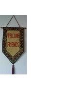  Welcome Friends Tapestry Wall Hanging Banner with Tassel - €3,42 EUR