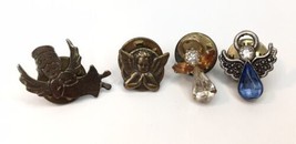 Lot of Vintage Lapel Pins Guardian Angel Theme 4 pc - £10.21 GBP