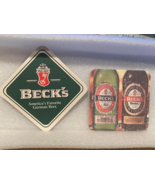5 Beck&#39;s 4&quot; Cardboard Coasters *NEW/Unused* BT - €8,49 EUR