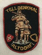 Vtg Tell Denkmal Altdorf Sew On Patch - $990.00