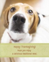 Greeting Thanksgiving Card &quot;Happy Thanksgiving Hope You Enjoy a Delicious......&quot; - £1.18 GBP