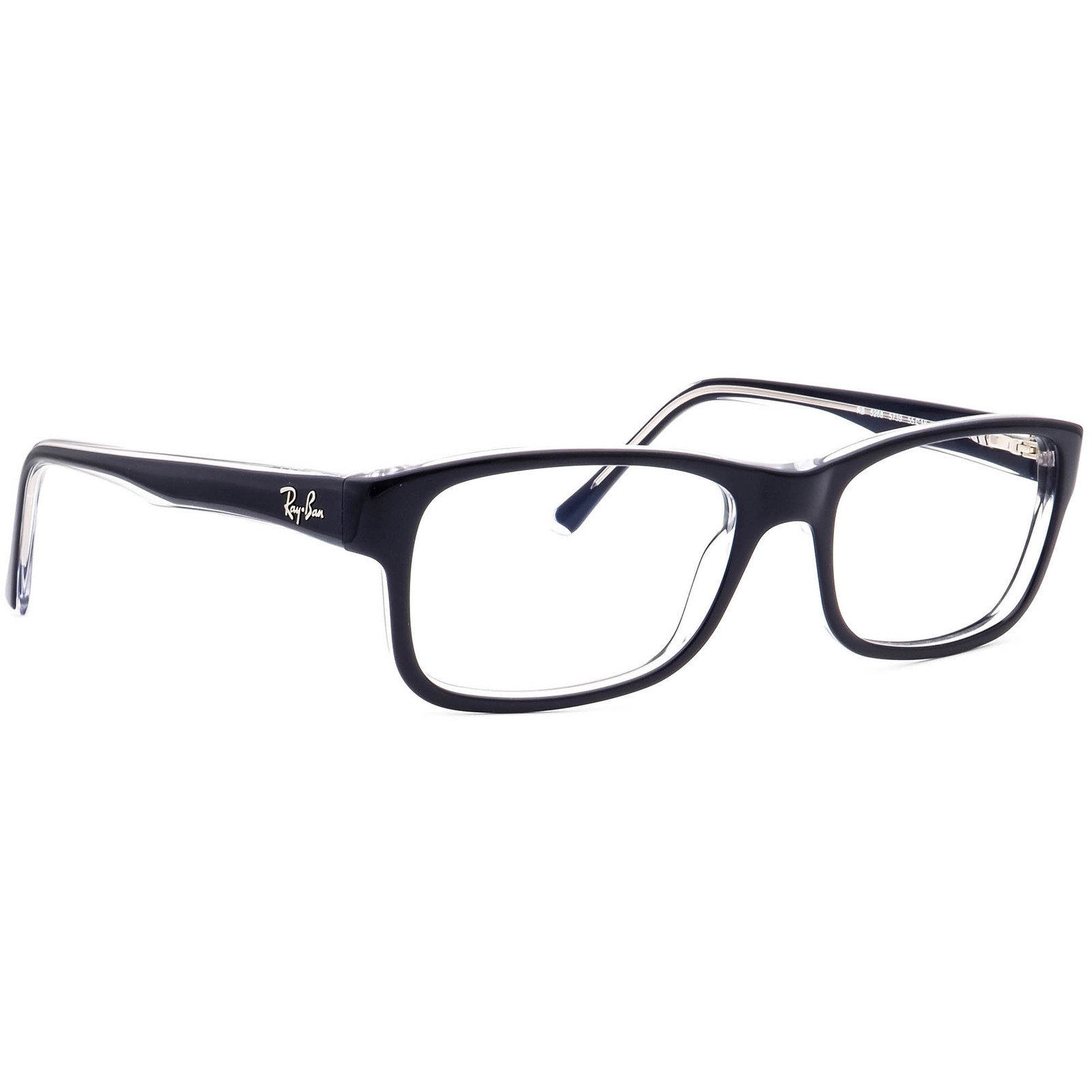 Ray-Ban Eyeglasses RB 5268 5739 Dark Blue on Clear Square Frame 55[]18 150 - $79.99