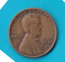 1949 Lincoln Wheat Penny- Circulated - $1.00