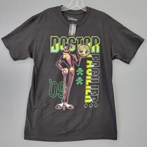 Disney Men Shirt Size M Black Dr. Facilier Graphic Classic Short Sleeve Crew Tee - £9.27 GBP