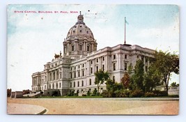 Stato Capitol Costruzione Micah Applicato S.Paul Minnesota Mn 1914 DB Cartolina - £3.19 GBP