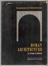 Roman Architecture Brown book 1965 art design vintage - $14.00