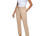 DKNY Women&#39;s Essex Petite Mid Rise Pants Brown Size 6P Slim Legs Trouser... - $28.04