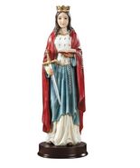 Saint Dymphna 8.75&quot; Statue, New #AB-410-R2 - $44.54