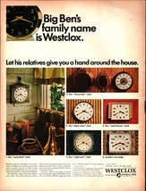 Vintage 1967 Westclox Clocks Full Page Original Ad nostalgic b8 - $22.15