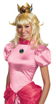 Disguise Women&#39;s Nintendo Super Mario Bros.Princess Peach Adult Costume Wig, Blo - £55.89 GBP