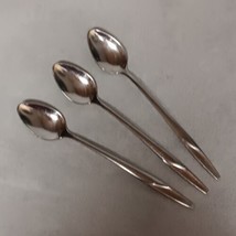 International Silver Revelation Iced Tea Spoons 3 Stainless Steel 7.375&quot; - £10.18 GBP