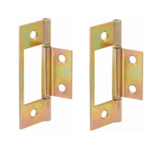 Prime-Line N 6656 Bi-Fold Door Hinges, Non-Mortise Style, Brass Plated (... - $5.94