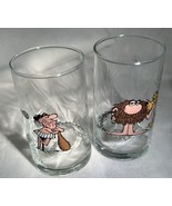 2 Arby&#39;s B.C. Ice Age Collector Series Glasses, Field Enterprises Inc., ... - $25.71 CAD