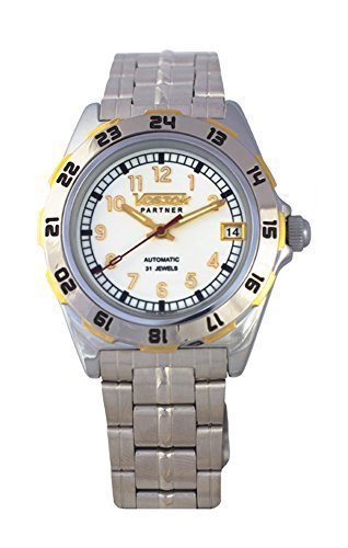 Vostok Partner 251203 / 2414b Mechanical Auto Wrist Watch Shockproof Waterpro... - $78.69