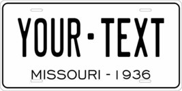 Missouri 1936 Personalized Tag Vehicle Car Auto License Plate - £13.38 GBP