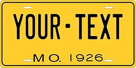 Missouri 1926 Personalized Tag Vehicle Car Auto License Plate - £13.38 GBP