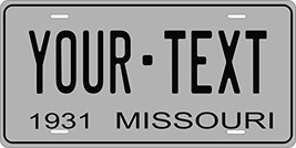 Missouri 1931 Personalized Tag Vehicle Car Auto License Plate - £13.17 GBP