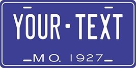 Missouri 1927 Personalized Tag Vehicle Car Auto License Plate - £13.38 GBP