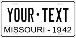 Missouri 1942 Personalized Tag Vehicle Car Auto License Plate - £13.38 GBP