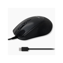 Macally Peripherals UCROCKETB 3 BUTTON WIRED OPTICAL USB-C MOUSE BLACK Q... - $80.92 CAD