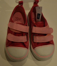 Baby Gap GirlsVelcro Sneaker Shoes Pink  SIZE-8 or 10 NWT - £14.36 GBP