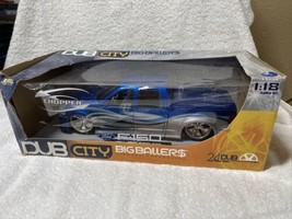 Jada 1/18 Dub City Big Baller$ BLUE/SILVER Ford F-150 Truck Open Box. - £93.20 GBP