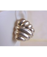 Womens Vintage Estate Sterling Silver Modernist Earrings 10.7g E4354 - €47,06 EUR