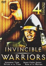 Invincible Warriors - 4 Movie Set: Screaming Tiger / Snake-Crane Secret / Return - £8.17 GBP